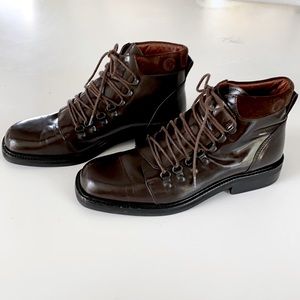 Gucci Vintage Brown Leather Bootie